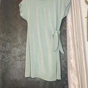 Mint green dress